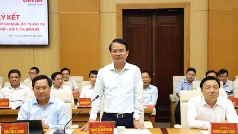 Phú Thọ ký kết thỏa thuận hợp tác về chuyển đổi số giai đoạn 2025 – 2030