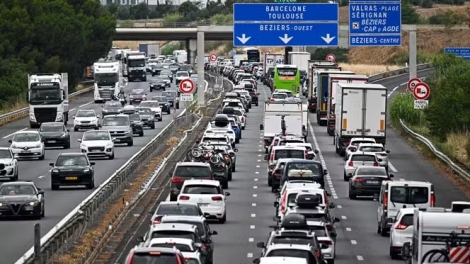 Giao thông tại Pháp: hơn 500 km ùn tắc được ghi nhận vào ngày đầu của kỳ nghỉ hè 