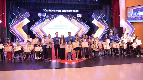 Tỏa sáng Nghị lực Việt 2025: Vinh danh 25 gương thanh niên khuyết tật tiêu biểu