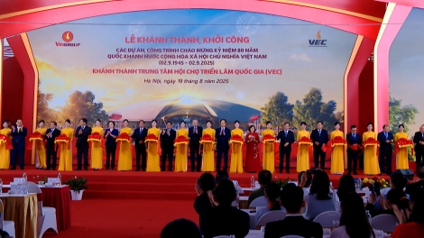 Tổng Bí thư, Thủ tướng dự Lễ khánh thành, khởi công 250 dự án, công trình trọng điểm