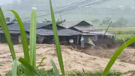 Hơn 700 nhà dân ở Lào Cai bị ảnh hưởng do mưa lớn sau bão số 5