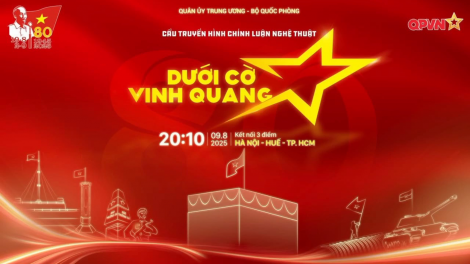Chương trình chính luận “Dưới cờ vinh quang” đã diễn ra ở 3 miền đất nước