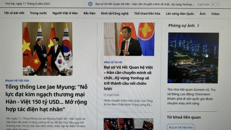 Hãng thông tấn Yonhap – Hàn Quốc khai trương trang thông tin điện tử tiếng Việt