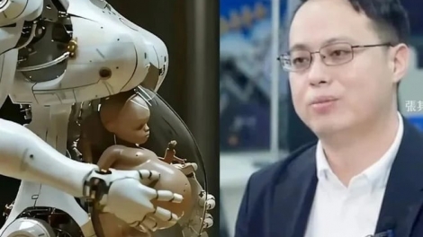 Robot "mang thai" đầu tiên trên thế giới gây tranh cãi tại Trung Quốc