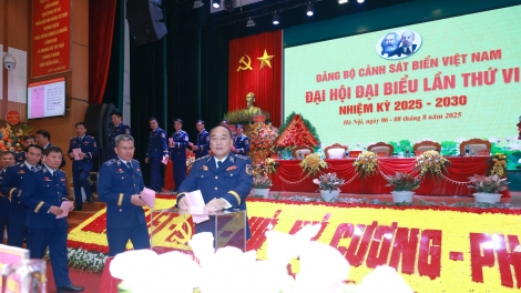 Xây dựng Cảnh sát biển vững mạnh: Quyết tâm chính trị của Đảng bộ trong nhiệm kỳ mới (7/8/2025)