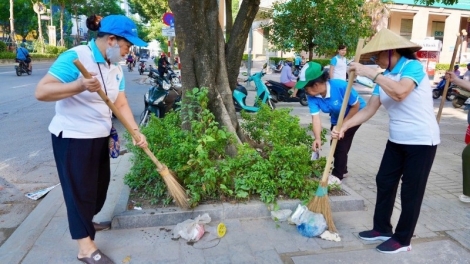 Hà Nội đẩy mạnh các hoạt động đảm bảo vệ sinh môi trường trước đại lễ