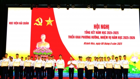 Tổng kết năm học 2024-2025: Học viện Hải quân hoàn thành nhiều mục tiêu đề ra