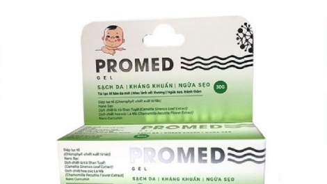 Thu hồi trên toàn quốc lô sản phẩm Gel Promed sát khuẩn, ngừa sẹo