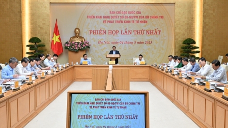 Thời sự 21h30 4/8/2025:Thủ tướng Phạm Minh Chính chủ trì họp Ban Chỉ đạo phát triển kinh tế tư nhân