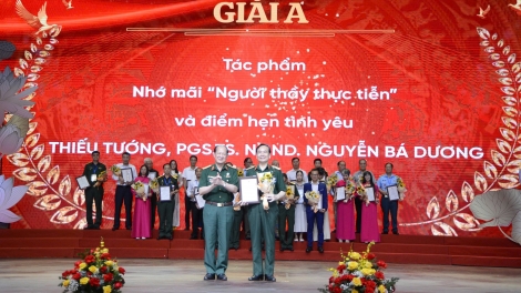 36 tác phẩm được trao giải cuộc thi báo chí “Tỏa sáng hào khí cách mạng Tháng Tám”