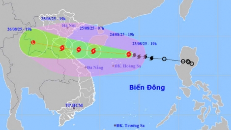Thời sự 21h30 23/8/2025: Bão số 5 "tăng tốc" hướng vào các tỉnh miền Trung