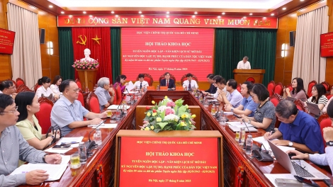 Tuyên ngôn Độc lập–Văn kiện lịch sử mở đầu kỷ nguyên độc lập, tự do, hạnh phúc của dân tộc Việt Nam