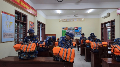 Vùng 3 Hải quân triển khai công tác phòng chống, sẵn sàng ứng phó bão số 10