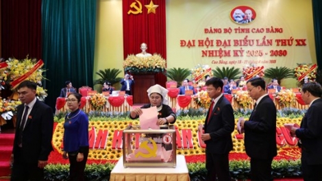  Đại hội đại biểu Đảng bộ tỉnh Cao Bằng lần thứ XX: Khát vọng đột phá
