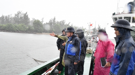 Vùng Cảnh sát biển 2 triển khai các phương án ứng phó cơn bão số 10