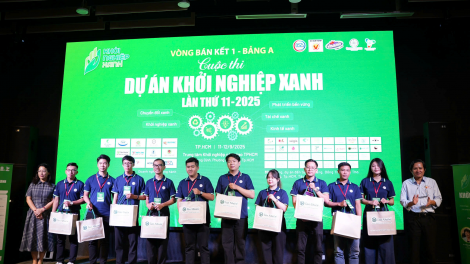 63 dự án đầu tiên thi vòng Bán kết Khởi nghiệp Xanh 2025 tại TP.HCM