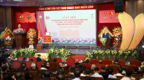 Thời sự 18h 13/9/2025: Lễ kỷ niệm 80 năm Ngày truyền thống Tòa án Nhân dân