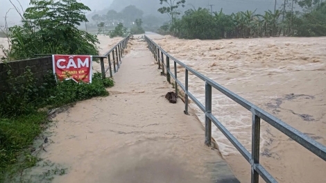 Triển khai quyết liệt các biện pháp ứng phó mưa lũ sau bão, nhất là lũ ống, lũ quét, sạt lở đất