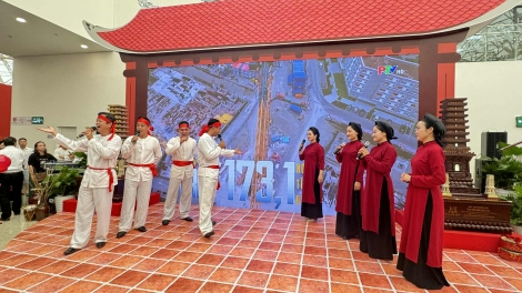 Triển lãm thành tựu Đất nước: Hát xoan Phú Thọ nét đẹp văn hóa trong lòng công chúng