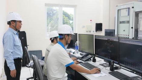 Côn Đảo đóng điện xung kích thành công trạm biến áp 110Kv