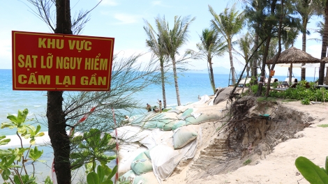Cần giải pháp bền vững bảo vệ bờ biển Hội An