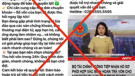 Cảnh báo giả mạo Facebook Bộ Tài chính với mục đích lừa đảo