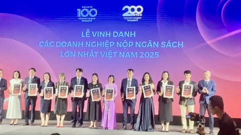 Vinh danh Doanh nghiệp nộp ngân sách lớn nhất 2025: Sức lan tỏa từ những doanh nghiệp đầu tàu