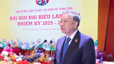 Thời sự 12H 23/9/2025: Tổng Bí thư Tô Lâm dự khai mạc Đại hội đại biểu Đảng bộ Mặt trận Tổ quốc