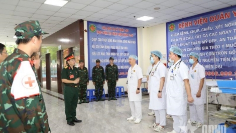 Đoàn công tác Cục Quân y kiểm tra công tác bảo đảm y tế phục vụ nhiệm vụ A80