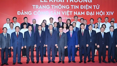 Tổng Bí thư Tô Lâm dự lễ ra mắt Trang tin điện tử  "Đảng Cộng sản Việt Nam - Đại hội XIV"
