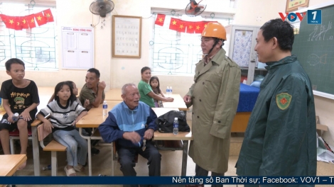 Cửa lò, Nghệ An: di dời hàng trăm người dân ven biển đến nơi an toàn