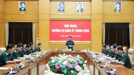 Hội nghị Thường vụ Quân ủy Trung ương về công tác chuẩn bị Đại hội  Đại biểu Đảng bộ Quân đội