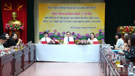 Đổi mới quản trị quốc gia theo hướng hiện đại, hiệu lực,  hiệu quả ở Việt Nam trong bối cảnh mới