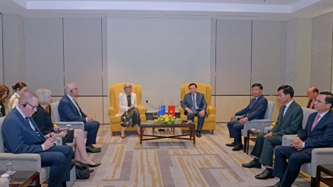 GS,TS Nguyễn Xuân Thắng tiếp xã giao Toàn quyền Australia