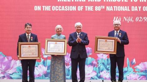 Ông Đỗ Văn Chiến gặp mặt, tri ân bạn bè quốc tế nhân Kỷ niệm 80 năm quốc khánh nước CHXHCN Việt Nam