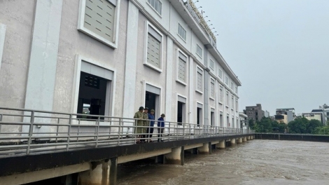 Sở NN&MT Hà Nội kiểm tra tình hình ngập úng sau mưa lớn