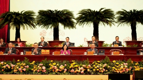 Đại hội Đảng bộ thành phố Hà Nội: Hạnh phúc luôn là đích đến của xã hội tiến bộ