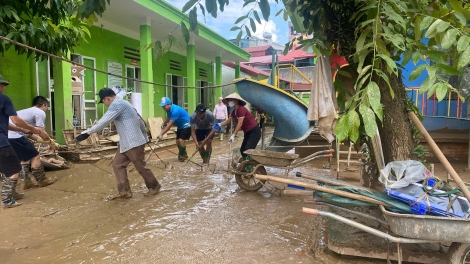 Tuyên Quang khắc phục thiệt hại sau mưa lũ, sớm đưa học sinh trở lại trường