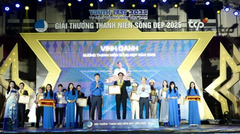 Tôn vinh 20 gương “Thanh niên sống đẹp” năm 2025