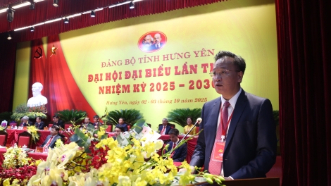 Hưng Yên khai mạc phiên trù bị Đại hội đại biểu Đảng bộ tỉnh lần thứ I, nhiệm kỳ 2025 – 2030.