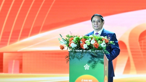 Thủ tướng Chính phủ Phạm Minh Chính dự Lễ khai mạc Hội chợ Mùa Thu lần thứ nhất - năm 2025