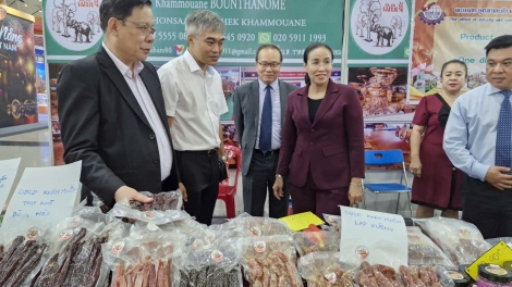 Hơn 200 gian hàng trưng bày tại Hội Chợ thương mại, du lịch và đầu tư Hành lang kinh tế Đông Tây