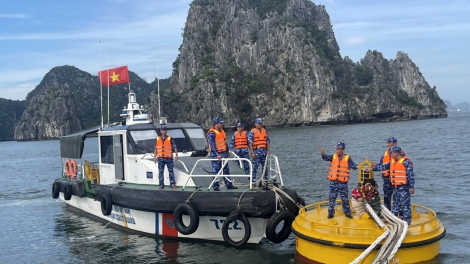 Bộ Tư lệnh Vùng Cảnh sát biển 1 sẵn sàng ứng phó với bão số 11