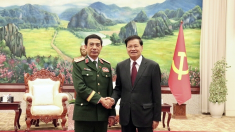 Hợp tác quốc phòng luôn là trụ cột quan trọng của mối quan hệ đặc biệt Việt Nam - Lào