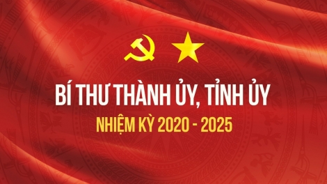 Danh sách 34 Bí thư Tỉnh ủy, Thành ủy nhiệm kỳ 2025-2030