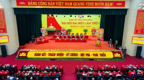 Đại hội Đảng bộ Ninh Bình lần thứ I: Tăng tốc bứt phá, hướng tới thành phố trực thuộc Trung ương