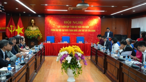 Đảng ủy Đài TNVN góp ý vào dự thảo Văn kiện trình Đại hội 14 của Đảng 