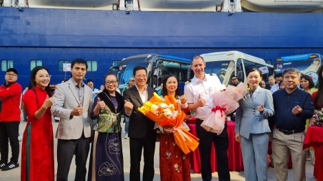 Quảng Ninh: Đón chuyến tàu biển Bắc Hải – Hạ Long đầu tiên trong năm 2025