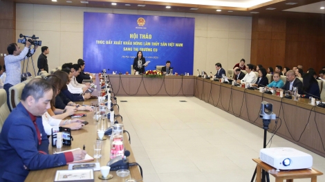 Hội thảo "Thúc đẩy xuất khẩu nông lâm thuỷ sản Việt Nam sang thị trường EU"