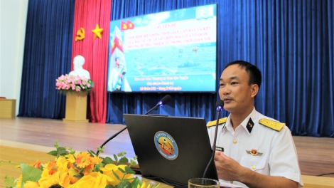 Lữ đoàn 171 đẩy mạnh công tác tuyên truyền biển, đảo trên địa bàn thành phố Hồ Chí Minh